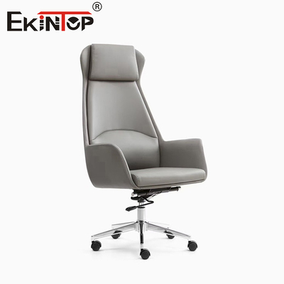 Modern Stil Konforlu Yüksek Sırtlı Kanepe Sandalye Deri Ticari Ofis Sandalyeleri