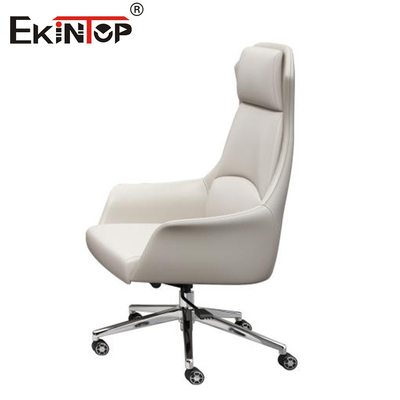 Modern Stil Konforlu Yüksek Sırtlı Kanepe Sandalye Deri Ticari Ofis Sandalyeleri