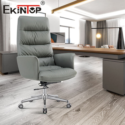 Toptan Fiyat Deri Ofis Koltuğu Modern Stil Ev Ofis Masası Sandalyesi