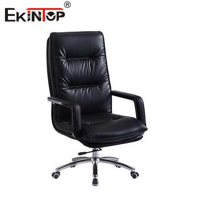 Yüksek Sırtlı Yönetici Ergonomik PU Yastıklı Uyuyan Deri Sandalye Mola Odası Sandalyeleri