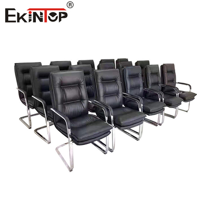 Modern Ergonomik Yönetim Deri Siyah Deri Ofis Sandalyesi Kaliteli Ofis Sandalyeleri