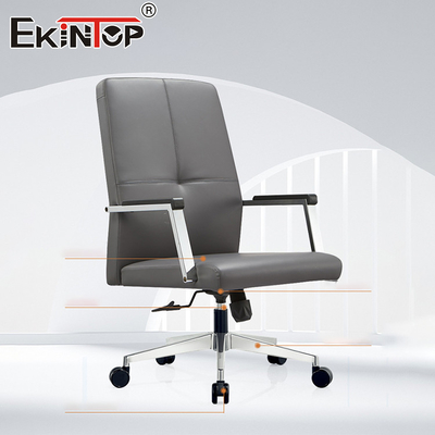 Orta Sırtlı Deri Toplantı Yöneticisi Executive Ergonomik Ofis Koltuğu Kaliteli Ofis Koltukları