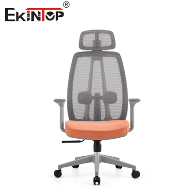 Modern Döner Yöneticisi Ergonomik Ofis Baş Yastığı Kumaş Ofis Sandalyesi ile Tam Ağlı Sandalye