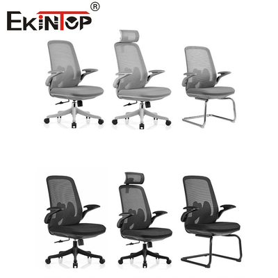 Mesh Bilgisayar Oyun Yarış Kumaş Ofis Sandalyesi 350mm Plating Metal Temel