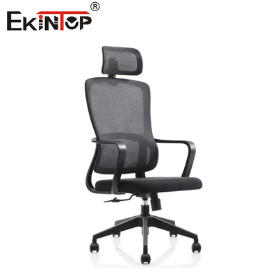 Ergonomik Yüksek Sırt Ofis Sandalyesi Düzenlenebilir Sandalye Baş Yastığı Kumaş Sandalye