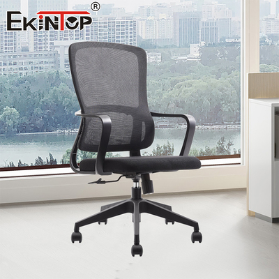 Ergonomik Mobilya Modern Resepsiyon Masası Çeviri Kumaş Ofis Sandalyesi Eğitme Kilit Kontrolü