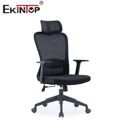 Ticari Mobilya Tam Mesh Yönetici Yüksek Arka Ofis Çalışması Döner Kumaş Ofis Koltuğu