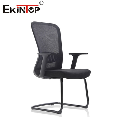 Modern Siyah Ergonomik Modüler İcracı Ev Kumaş Ofis Sandalyesi