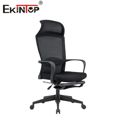 Yüksek Sırt Döner Ergonomik Açılık Sağlam Ofis Sandalyeleri Ayak Destesi