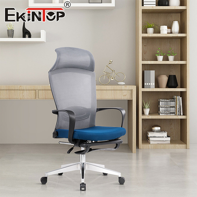 Ticari Mobilya Tam Ağı Yüksek Sırt Ofis Sandalyesi Döner Ergonomik Düzenlenebilir Kol Destesi