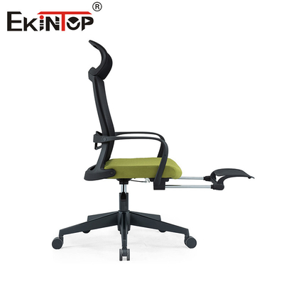 Yüksek Sırt Ergonomik Düzenlenebilir Koltuk Destesi Yuvarlak Misafir Ağı Sağlam Ofis Sandalyesi
