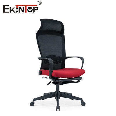 Çemberli Döner Ağlı Ergonomik Bilgisayar Döner Ofis Sandalyesi Güçlü Naylon Temelli