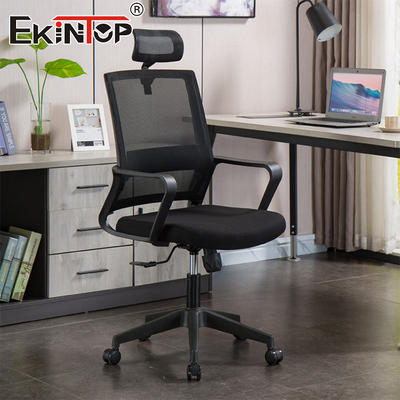 Ergonomik Ofis İşleri Düzenlenebilir Baş Yastığı Sağlam Ofis Sandalyesi