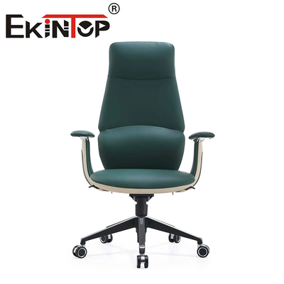 Yönetim PU Deri Ergonomik Ev Ofisi Konferans Sandalyesi Sağlam Ofis Sandalyesi