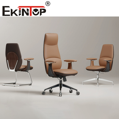 Çok fonksiyonel Ergonomik Yönetici Ticari Sandalye Deri Kulüp Sandalyeleri