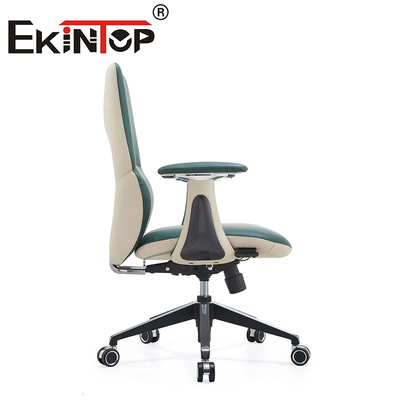Yüksek Kaliteli Modern Deri Ergonomik Döner Yönetim Ofis Sandalyesi Deri Kulüp Sandalyeleri