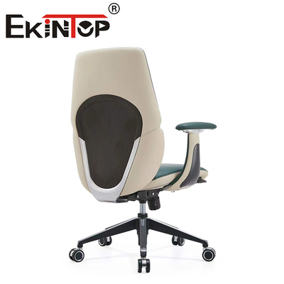 Yüksek Kaliteli Modern Deri Ergonomik Döner Yönetim Ofis Sandalyesi Deri Kulüp Sandalyeleri