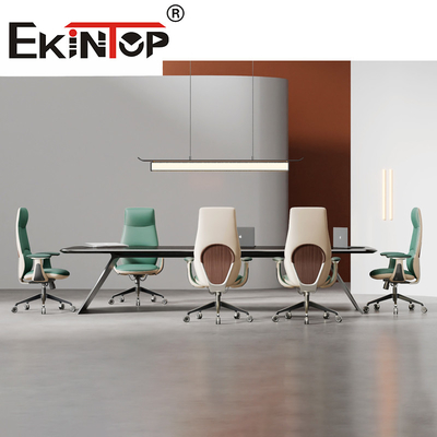 Yüksek Kaliteli Modern Deri Ergonomik Döner Yönetim Ofis Sandalyesi Deri Kulüp Sandalyeleri