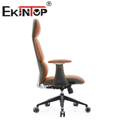 Ofis Mobilya Liderleri PU Yöneticisi Sandalye Döner Ergonomik Ofis Sandalye Deri Kulüp Sandalyeleri