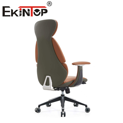 Ofis Mobilya Liderleri PU Yöneticisi Sandalye Döner Ergonomik Ofis Sandalye Deri Kulüp Sandalyeleri