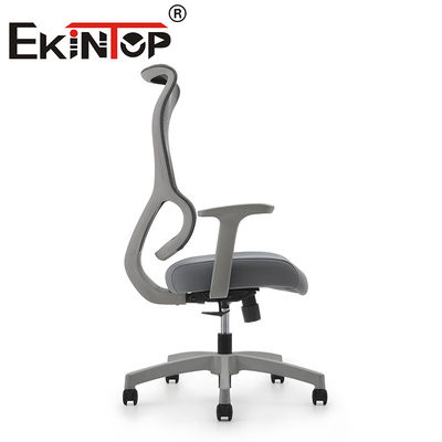 Modern yönetici ergonomik örgü kumaş yüksek sırt döner sandalye örgü ofis sandalyesi