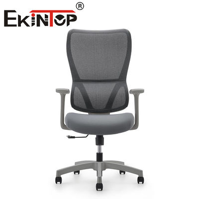 Modern yönetici ergonomik örgü kumaş yüksek sırt döner sandalye örgü ofis sandalyesi