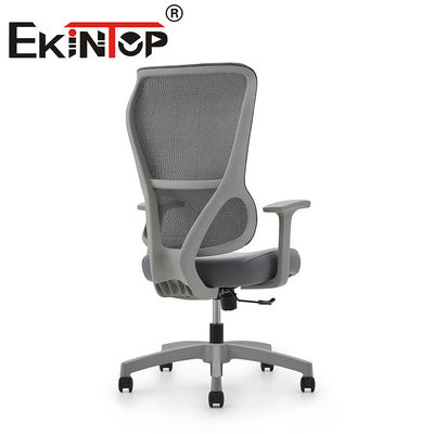 Modern yönetici ergonomik örgü kumaş yüksek sırt döner sandalye örgü ofis sandalyesi