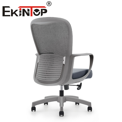 Modern Asansörlü Sandalye Gri Nefes Alabilen File Konforlu Ergonomik Ofis Sandalyesi File Çalışma Sandalyesi
