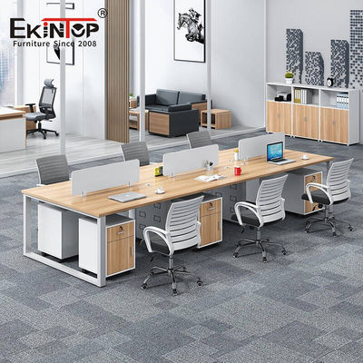 Özelleştirilmiş Metal Ofis İş İstasyonu 6 Seater Office Cubicle İş İstasyonu Ofis