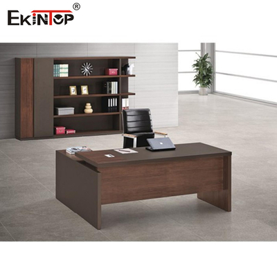 Endüstriyel Kanat Resepsiyonu için Yönetici Antika Stil Ofis Masası 1600 × 800 × 760mm