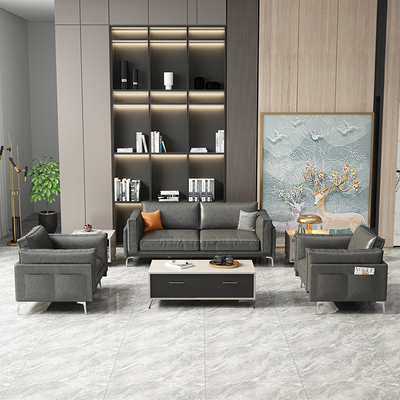 Ofis Resepsiyon Kumaş Malzeme OEM için Modern Rahat Modern Kanepe