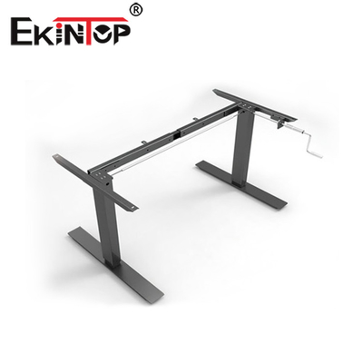 ofis işleri için Modern Ergonomik Elektrikli Yüksekliği Ayarlanabilir Masa Metal Malzemesi