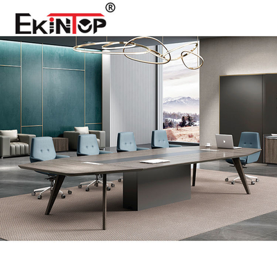 Toplantı Odası SGS Sertifikası için MDF Çok İşlevli Modern Konferans Masası