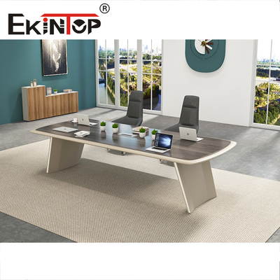 Modern Ofis Konferans Masası Lüks Dikdörtgen Ahşap Toplantı Odası Masası