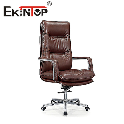 Toplantı Odası için Modern Deri Ergonomik Yönetici Ofis Koltuğu Döner