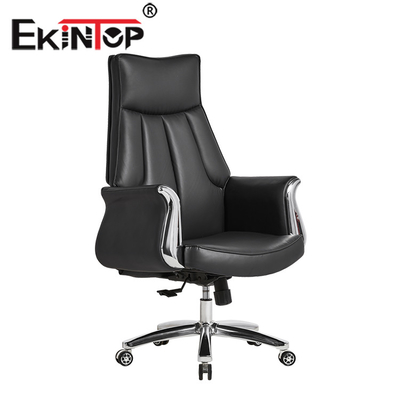 Ayarlanabilir PU Deri Döner Ofis Koltukları Rahat Ergonomik Yönetici Koltuğu