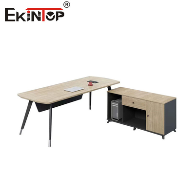 Özel Boyutlu Yeni Modern L Şekilli Ofis Masası