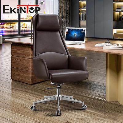 PU Deri Yüksek Kaliteli Ofis Sandalyesi Yatıklı Döner Ergonomik Çizim Sandalyesi