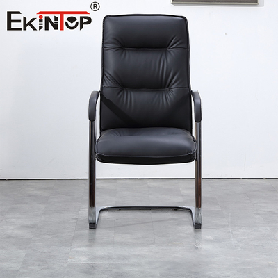 Yüksek Geri Ergonomik Yönetici Metal Çerçeve PU Deri Ofis Koltuğu Kaliteli Ofis Koltukları