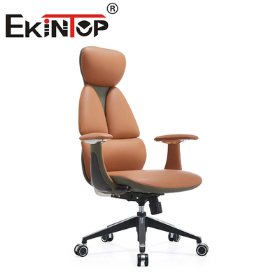 Ofis Mobilya Liderleri PU Yöneticisi Sandalye Döner Ergonomik Ofis Sandalye Deri Kulüp Sandalyeleri