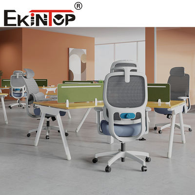 Ergonomik ofis koltuğu kaliteli kumaş metal malzeme asansörü döner özellik örgü görev sandalyesi
